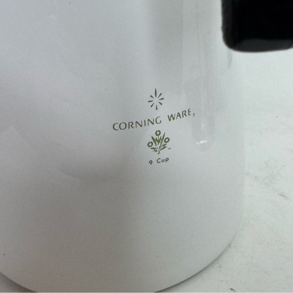 Corning Ware Green Medallion 9 Cup Stovetop Percolator - Complete - Picture 3 of 15